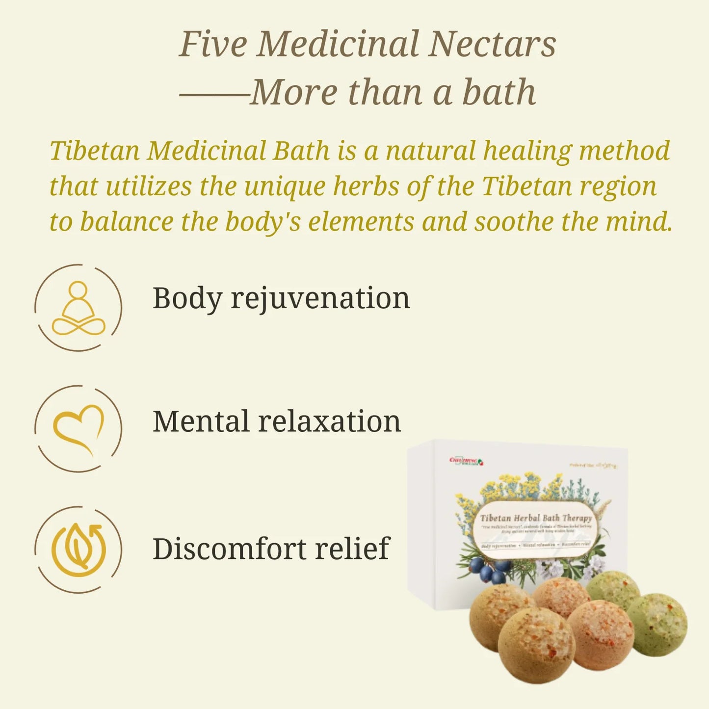 Qizheng Hiamalaya Tibetan Herbal Bath Bomb Gift Set