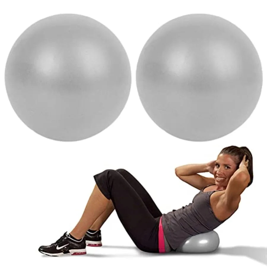 Two Pack Anti-Burst Pilates Yoga Exercise Balls For Core Training