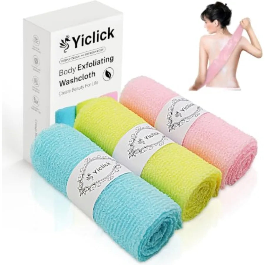 Exfoliating Washcloth Towel For Body And Back Scrubber