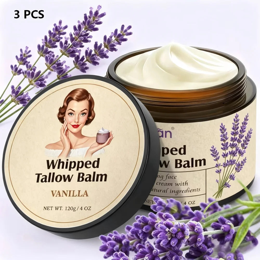 Whipped Tallow Balm With Olive Oil For Deep Hydration