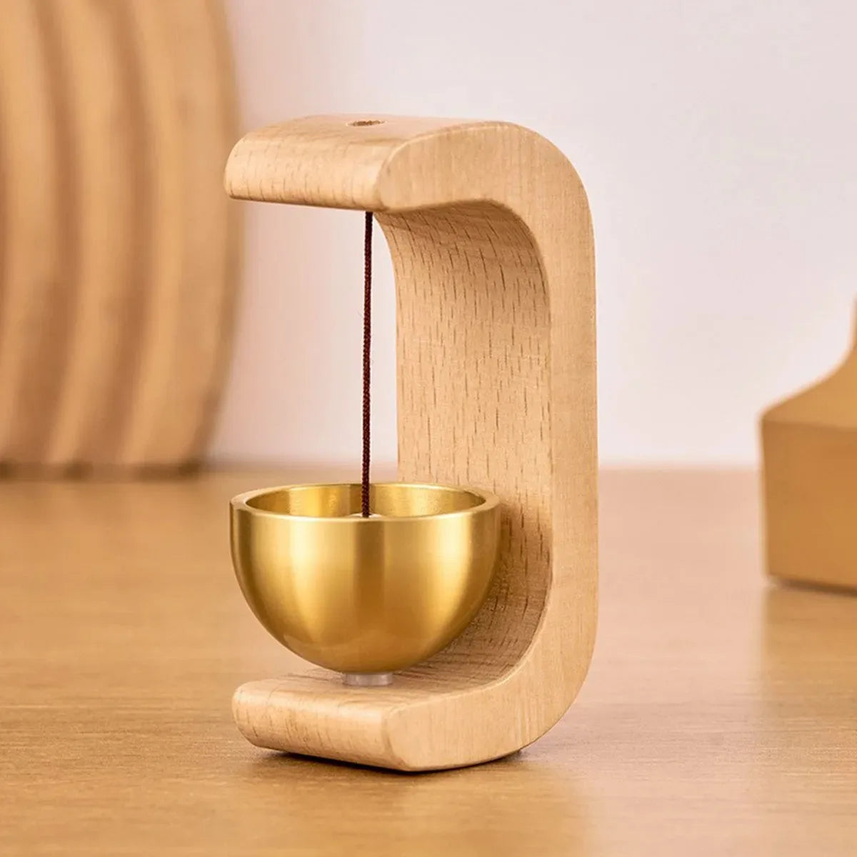 Hanging Japanese Wooden Wind Chime Wireless Doorbell