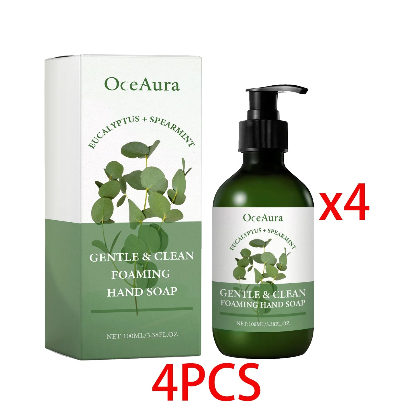 OceAura Eucalyptus Mint Foaming Hand Soap Moisturizing