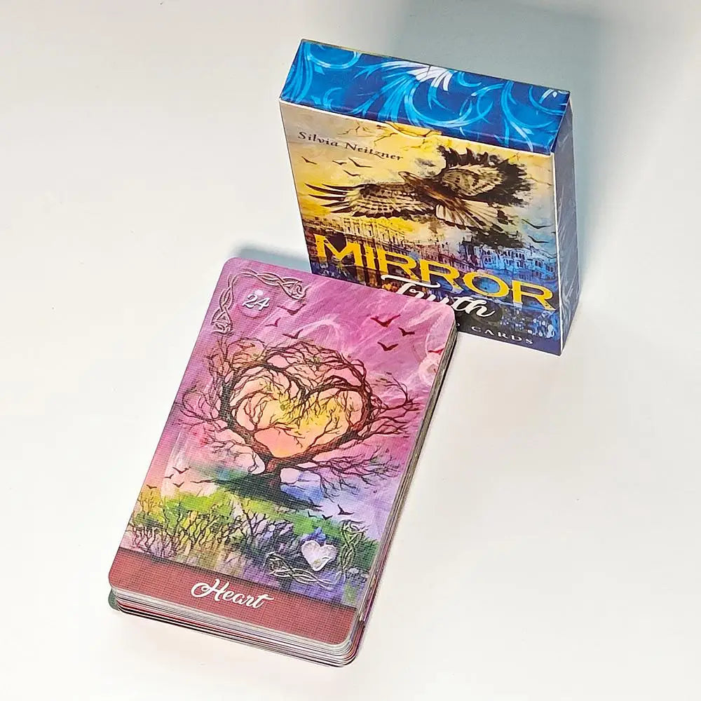 Mirror Truth Lenormand Deck Featuring Fractal Artistry For Divination