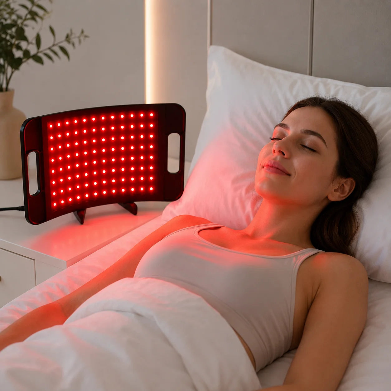 Near Infrared Light Therapy Panel 660nm 850nm With Adjustable Stand