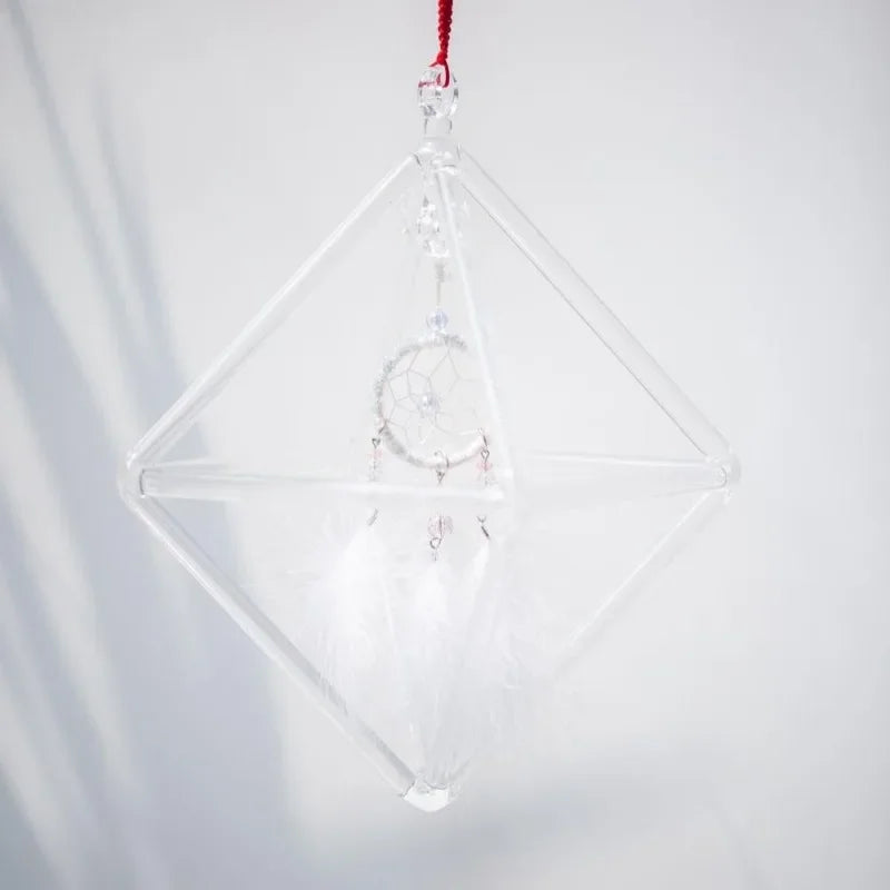 GIOIO Quartz Crystal Singing Pyramid Sound Healing Chakra Instrument