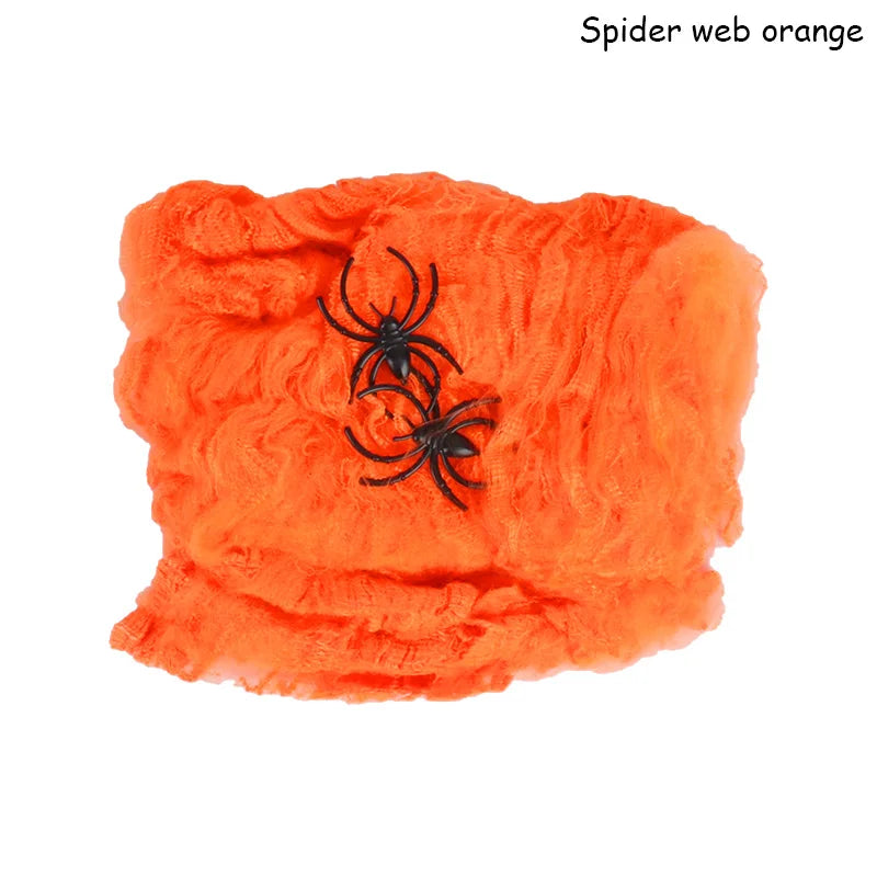 Artificial Spider Web Halloween Decoration For Haunted House Parties