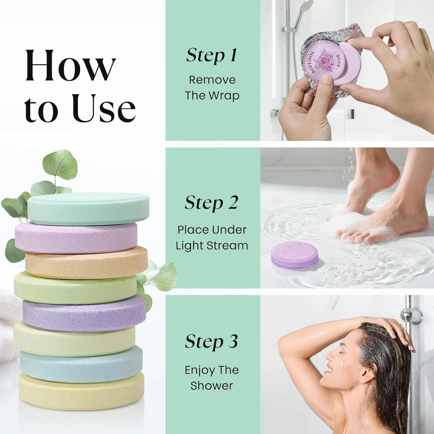 Shower Steamers Aromatherapy – Birthday Gifts for Women, Natural Essential Oils Bath Bombs for Self Care Relaxation Home SPA