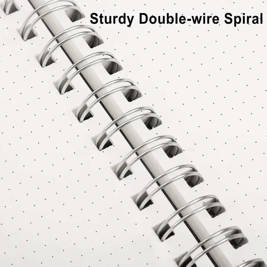 Bullet Dotted Journal Notebook Spiralbound 300 Pages 100 GSM