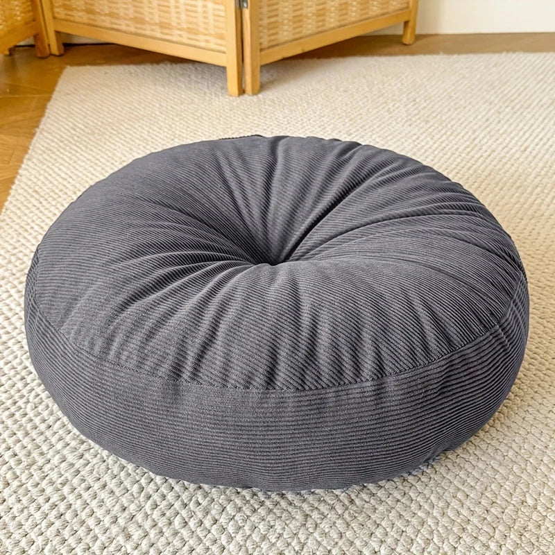 Thickened Round Seat Cushion With Anti Slip Cotton Filling