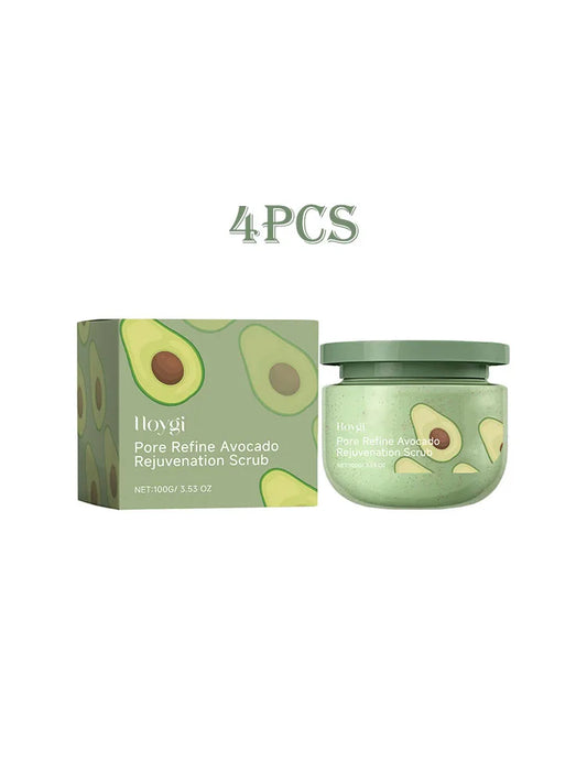 Hoygi Avocado Exfoliating Body Scrub Smooth Skin and Pore Cleanse