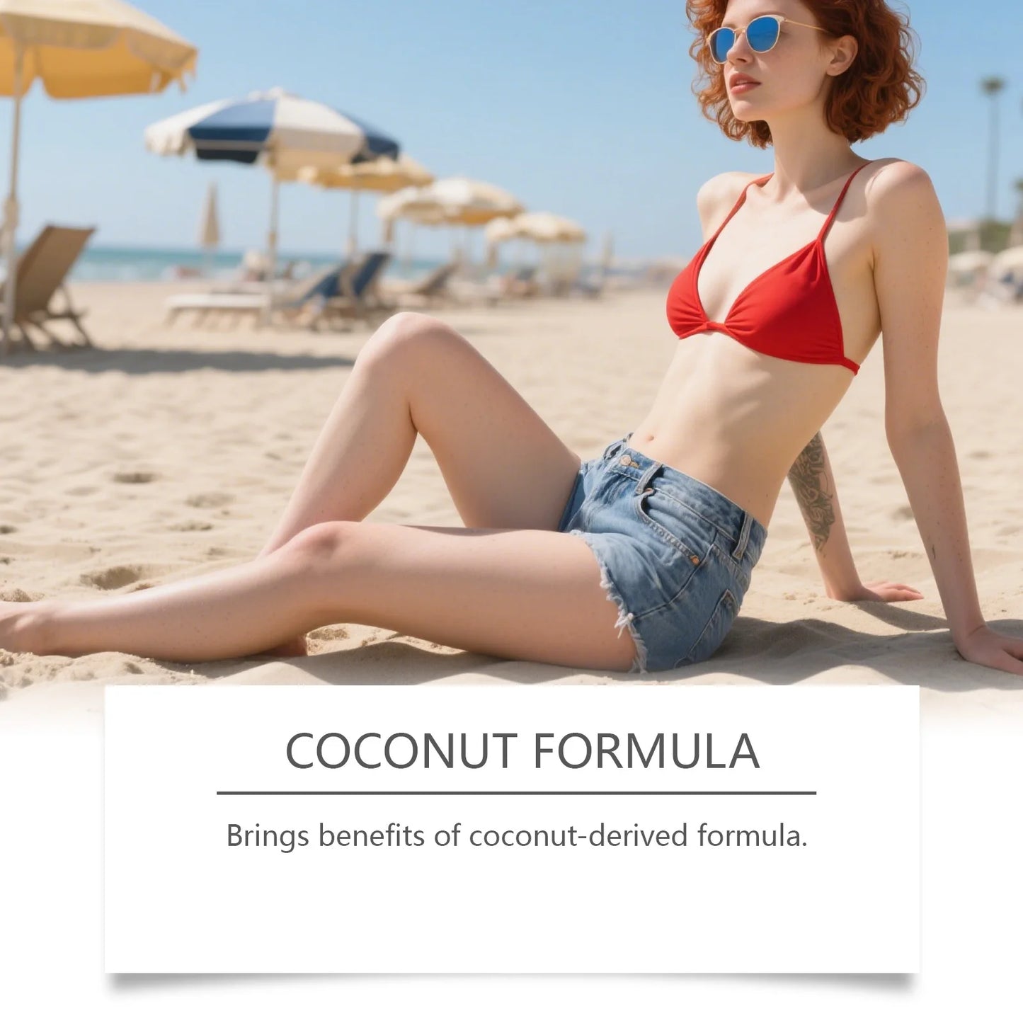 OceAura Coconut Body Moisturizing Oil For Hydrating Dry Skin