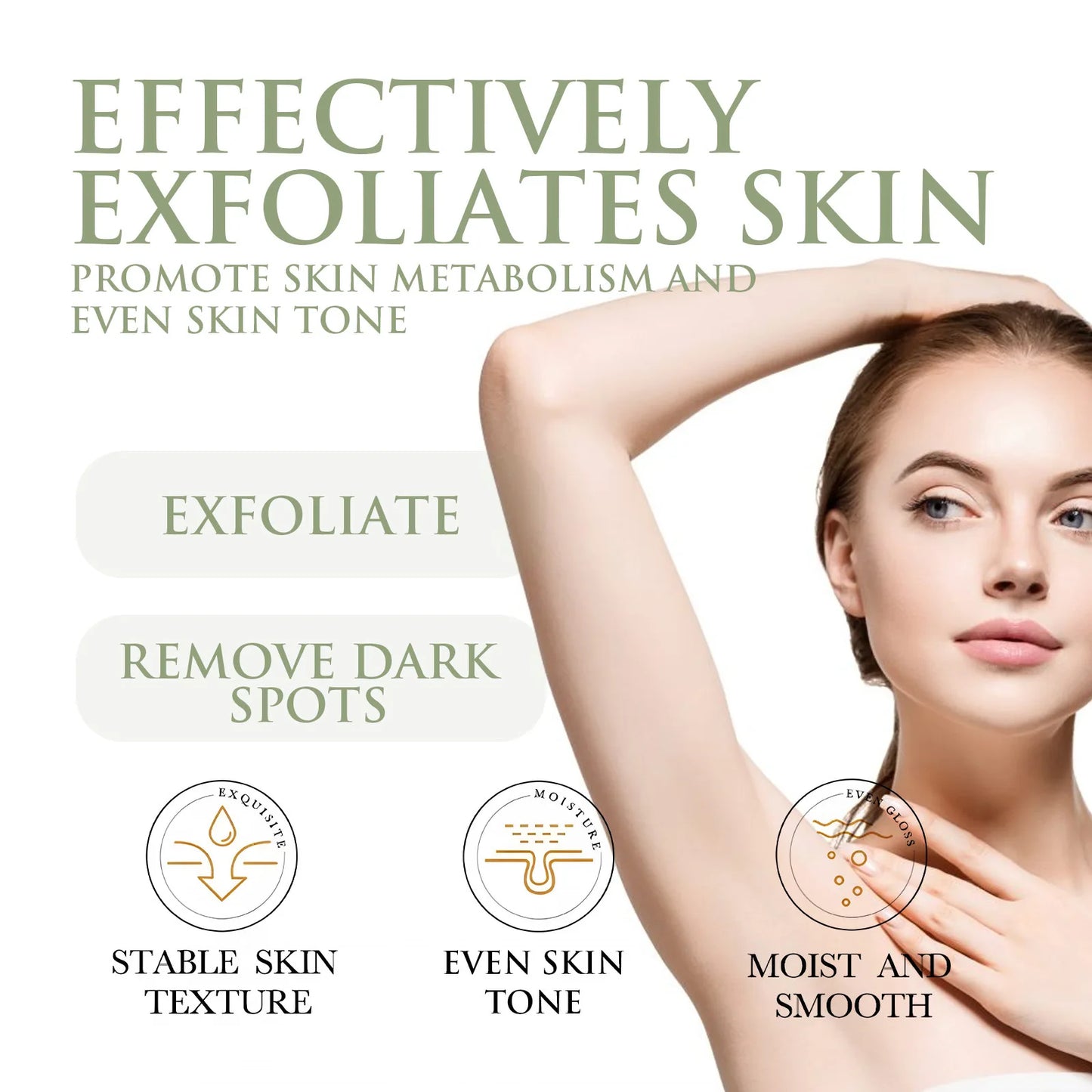 Hoygi Avocado Exfoliating Body Scrub Smooth Skin and Pore Cleanse