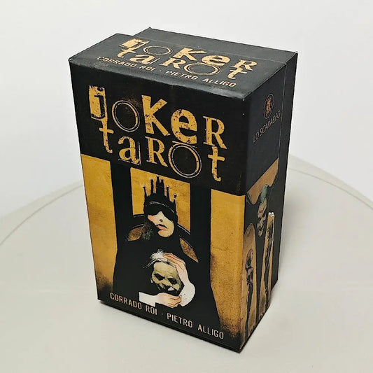 Dark Gothic Joker Tarot Deck With Premium Embossed Cards