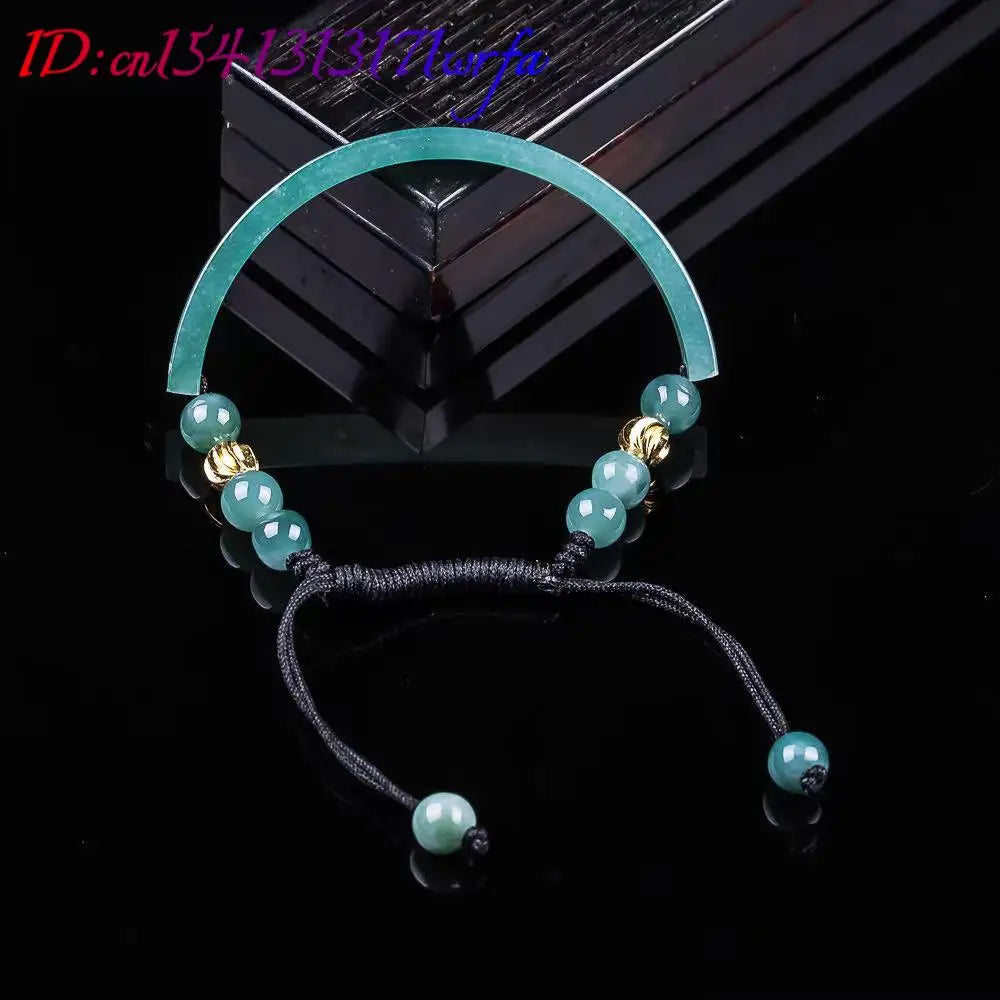 Natural Burma Jadeite Bangle For Women Fine Jewelry Gift
