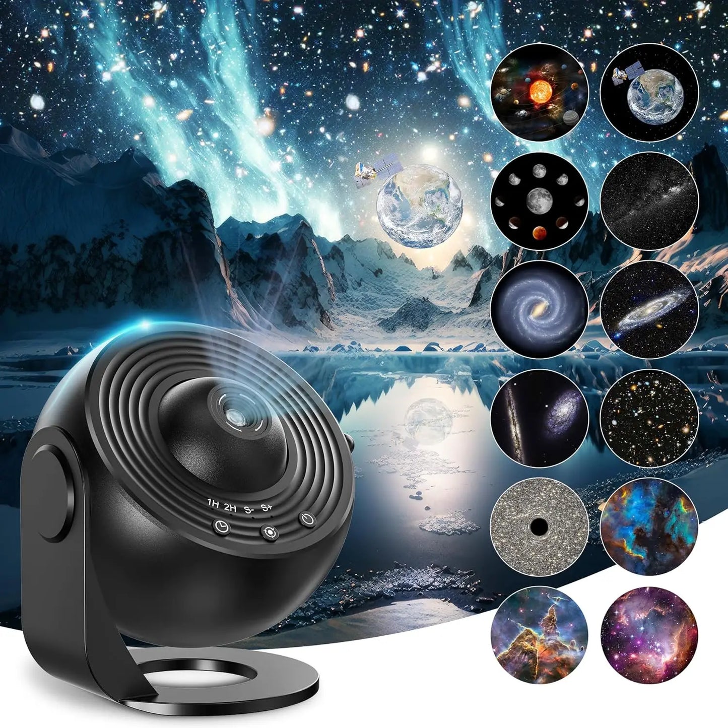 Aiopp Galaxy Projector For Bedroom With HD Star Images