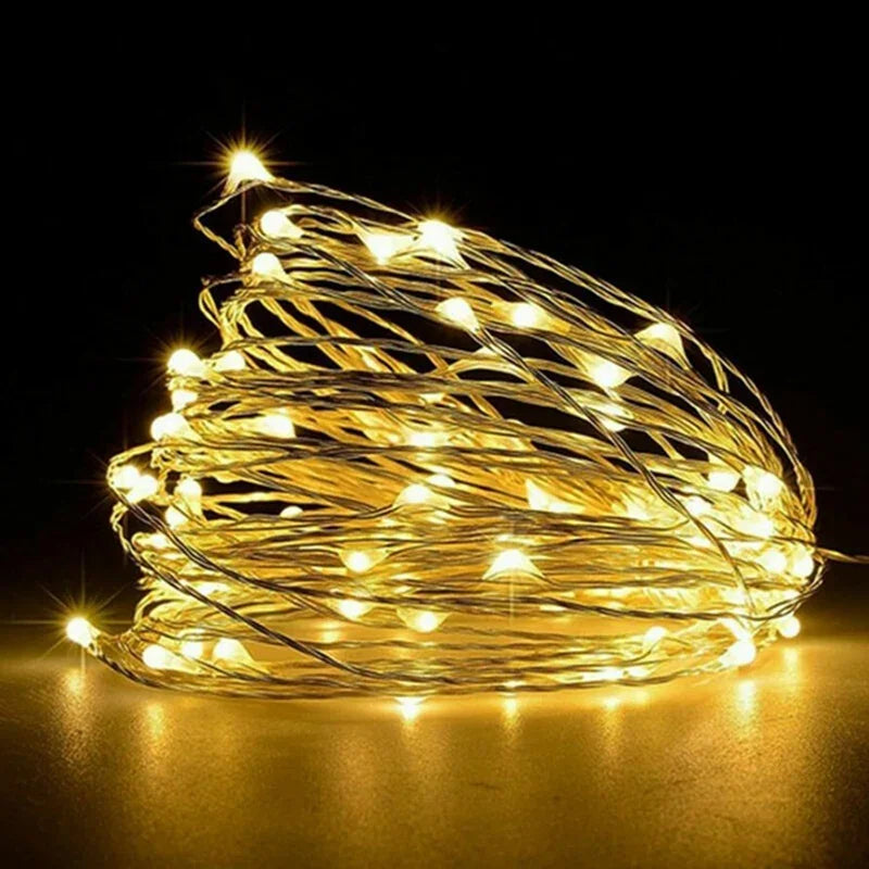 LED Fairy Lights String Battery Operated Indoor Home Garden Decor
