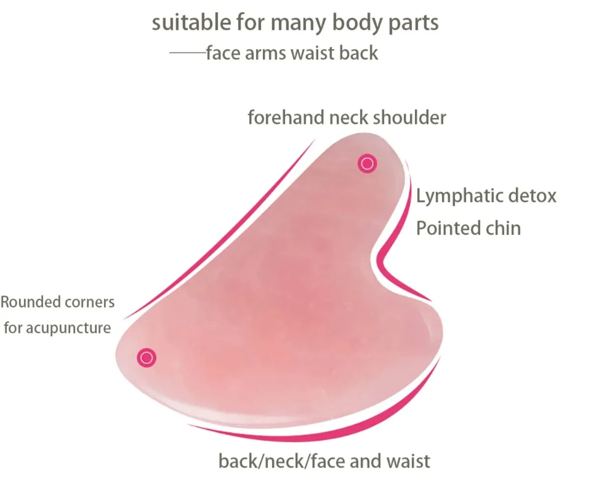 Jade Gua Sha Board Facial Massage Tool For Skin Care