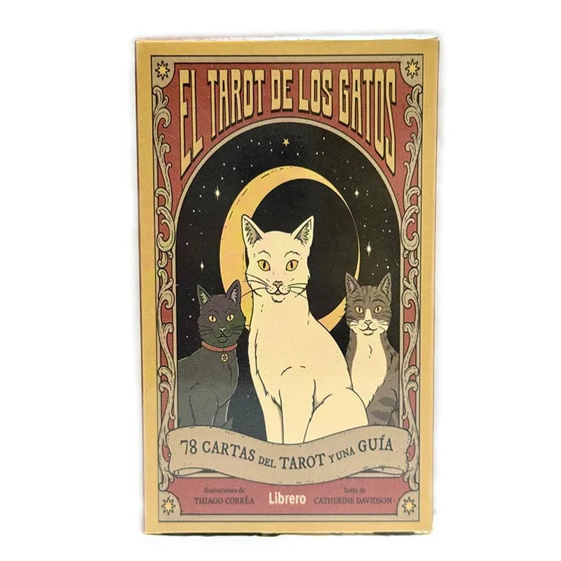 Tarot Of The Cats 78 Card Deck Spanish Edition For Divination