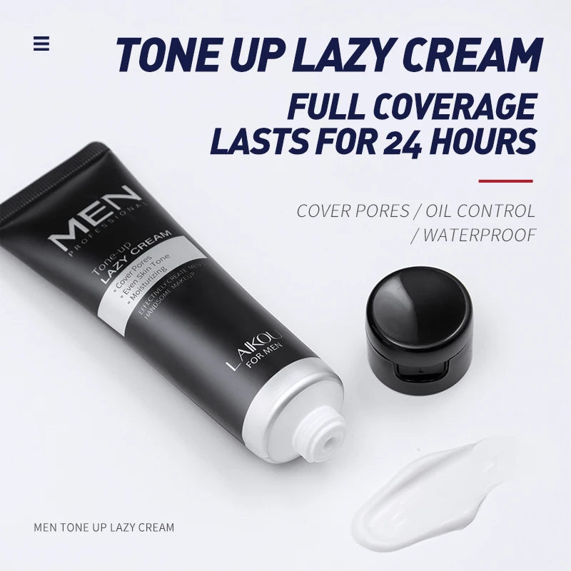 LAIKOU Men Skincare Set Four Piece Fast 3 Minute Routine