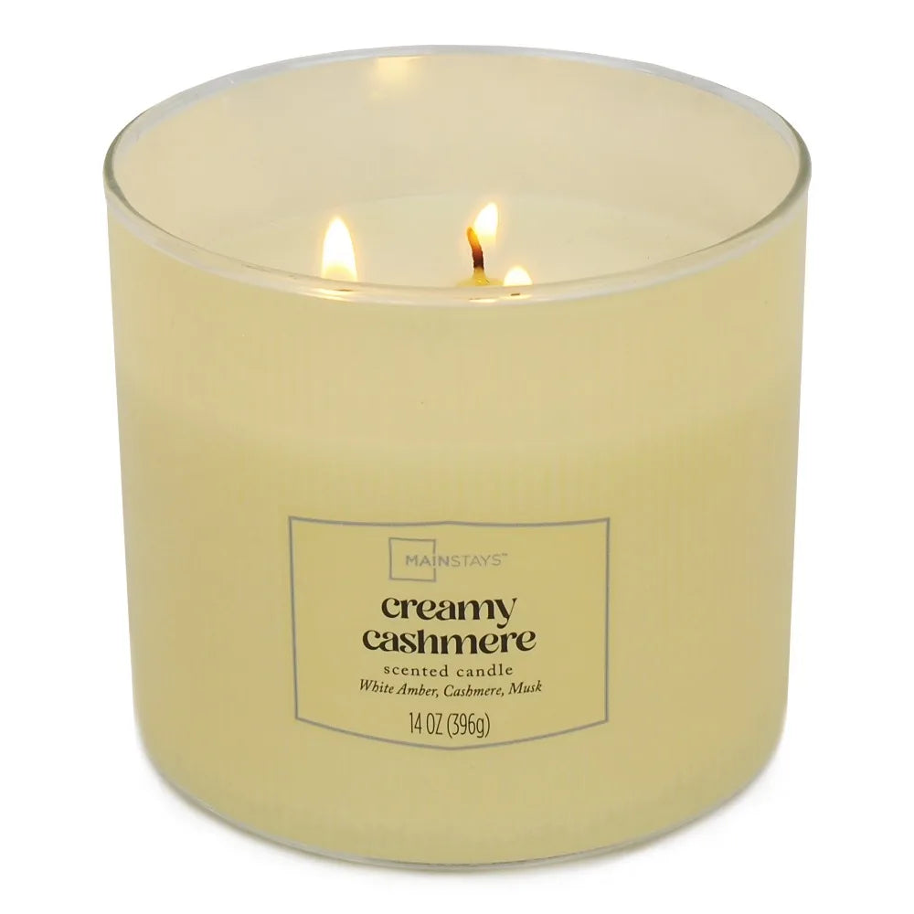 Textured Wrapped Candle Creamy Cashmere Scent Aromatherapy Soy Wax