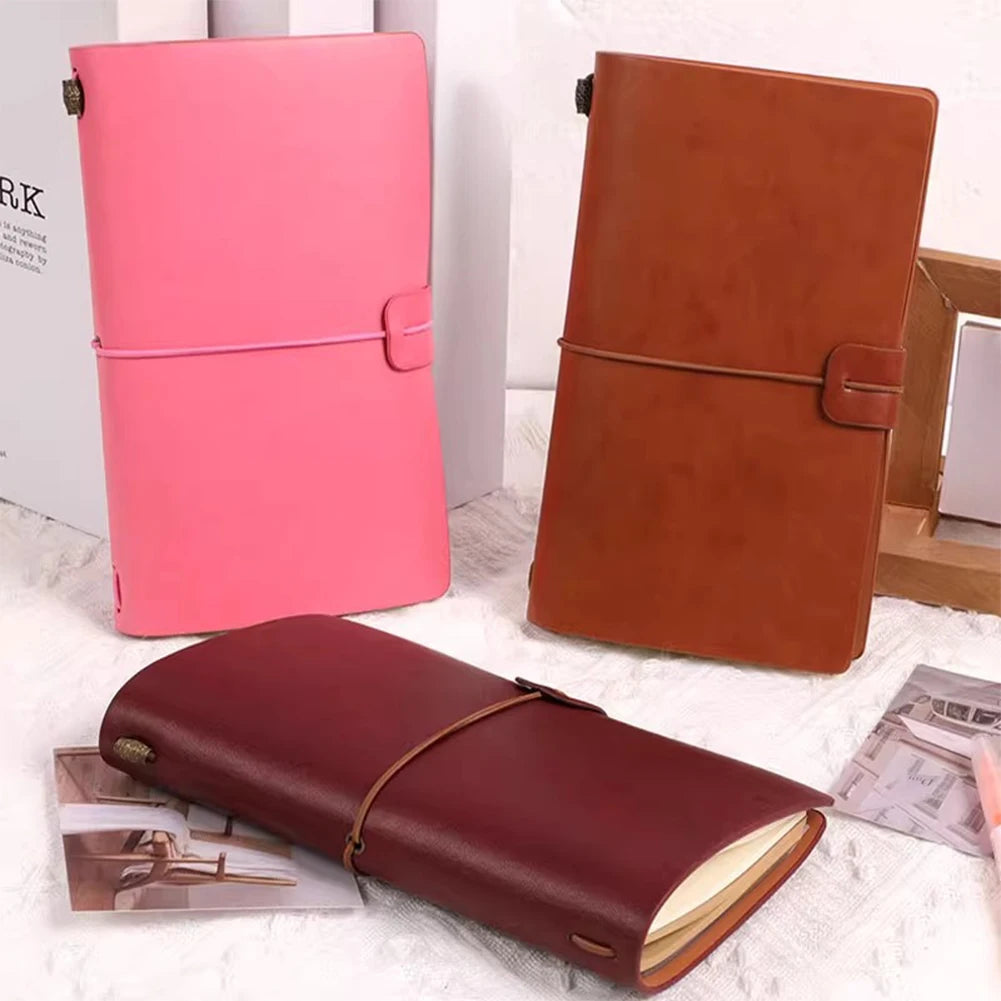 Retro Leather Strap Journal