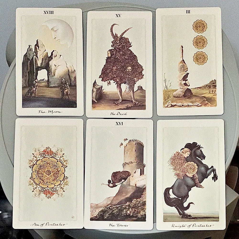 Pagan Otherworlds Tarot with Double Embossed Cards in Rigid Box