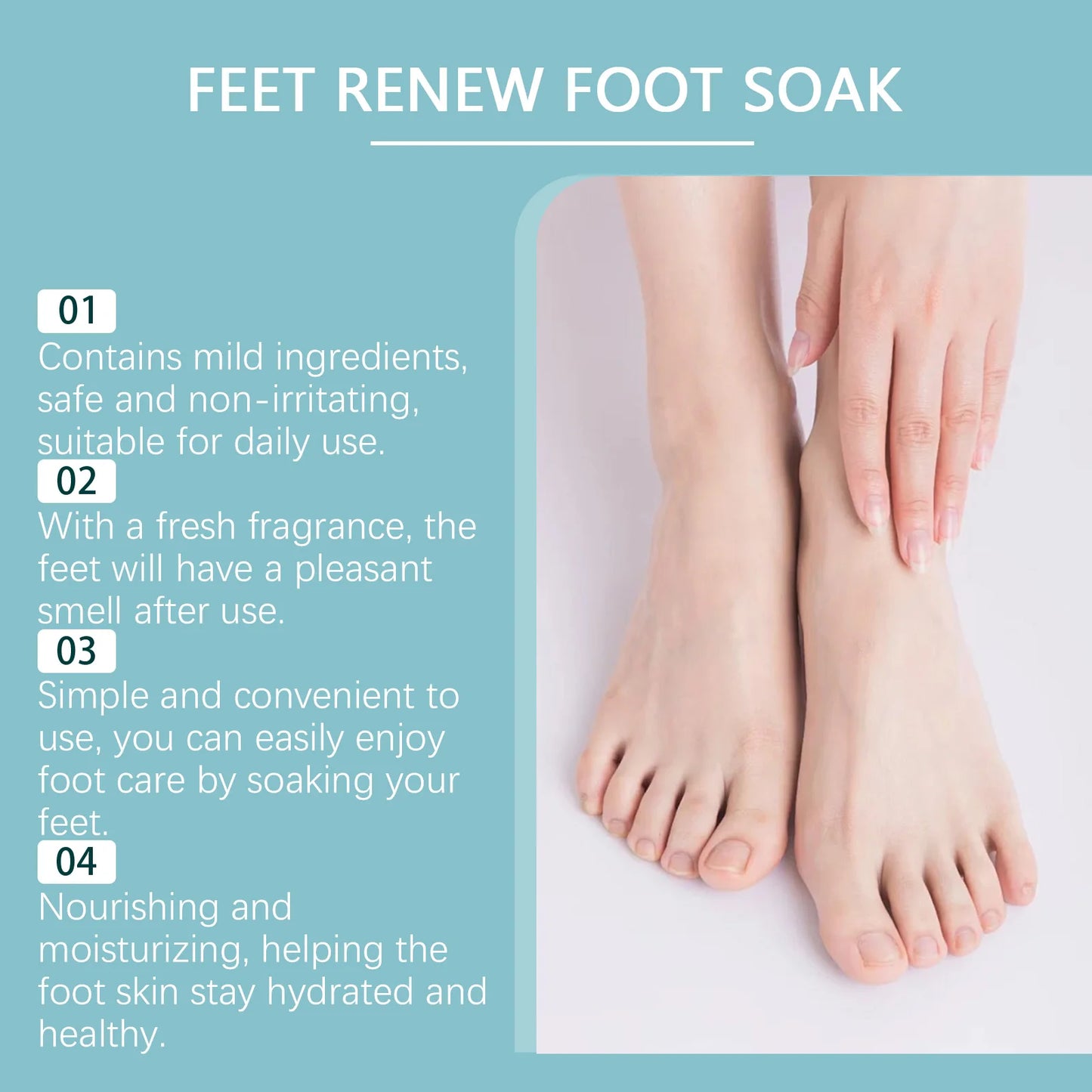 Foot Bath Salts Relaxing Magnesium Soak Tired Feet
