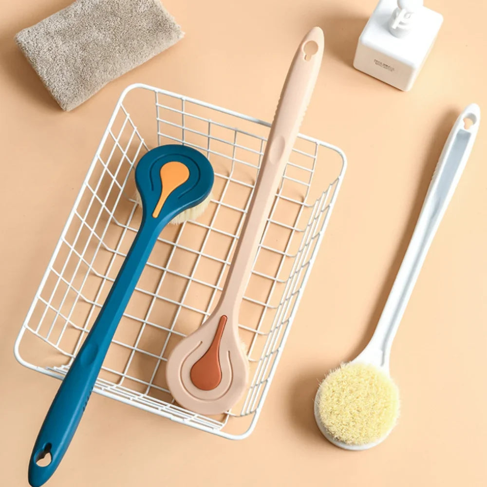 Long Handle Bath Brush Back Scrubber For Shower And Massage
