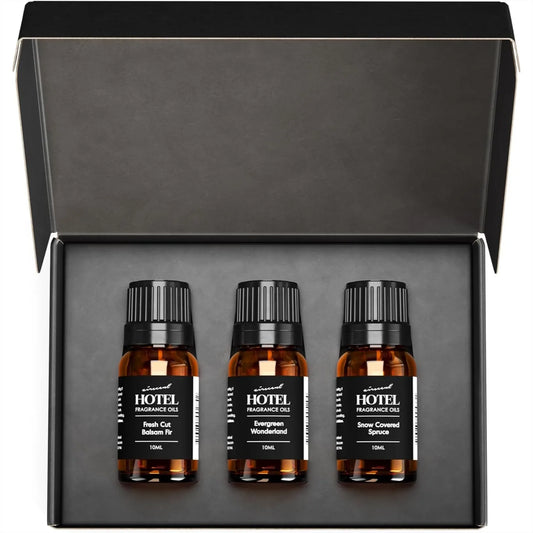 Christmas Tree Diffuser Oils 3 Pack Evergreen Balsam Fir Spruce
