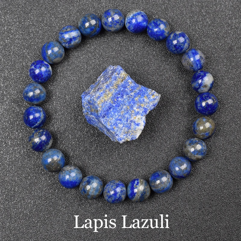 QLDDDstar Natural Golden Obsidian Stone Beaded Bracelet For Men And Women
