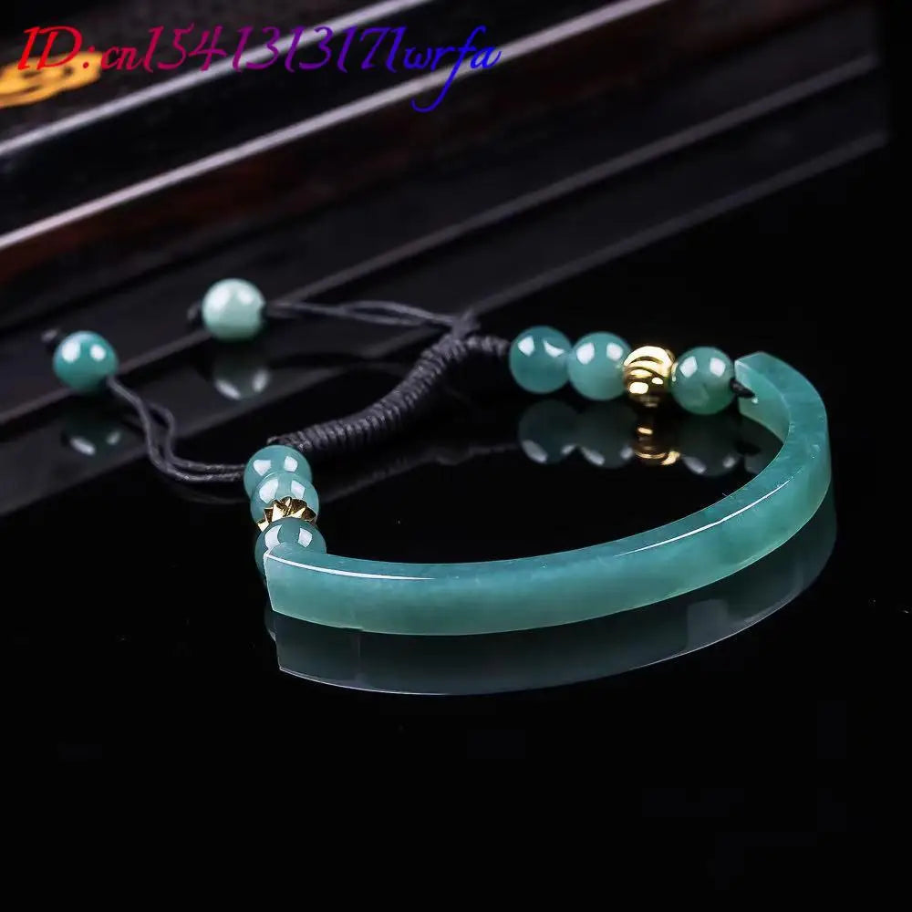 Natural Burma Jadeite Bangle For Women Fine Jewelry Gift