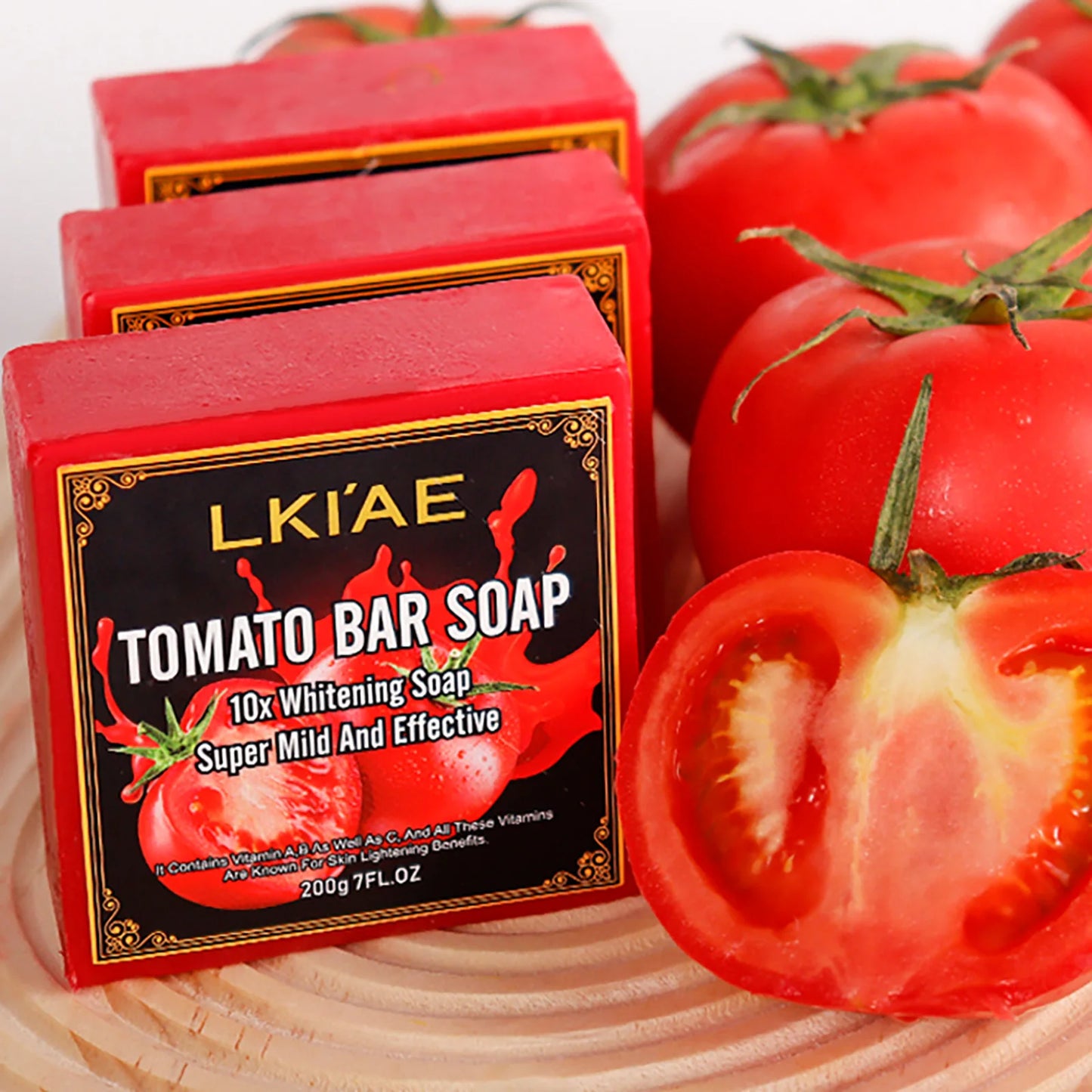 AILKE Tomato Fruit Scented Handmade Natural Bar Soap For Face