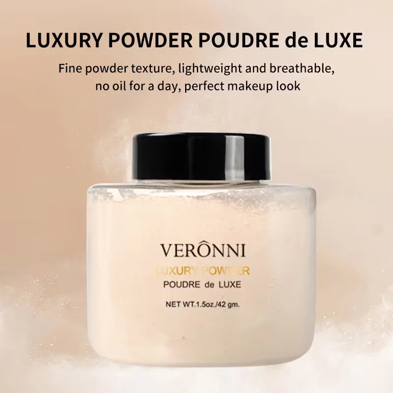Veronni Loose Setting Powder Oil Control Waterproof Lasting Formula