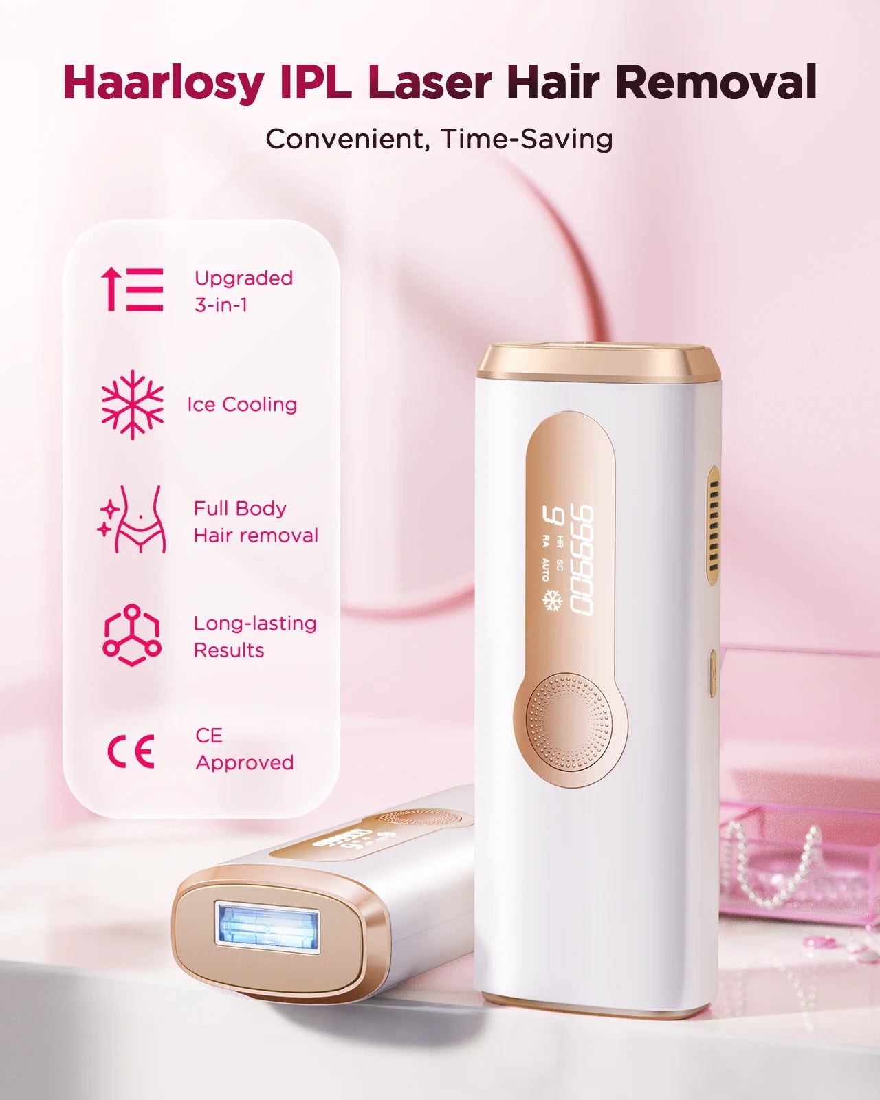 Totmizby IPL Laser Epilator Hair Removal For Body And Facial