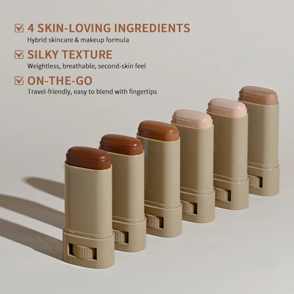 Ibcccndc Tinted Moisturizer Foundation Stick Balm Natural Hydrating Glow