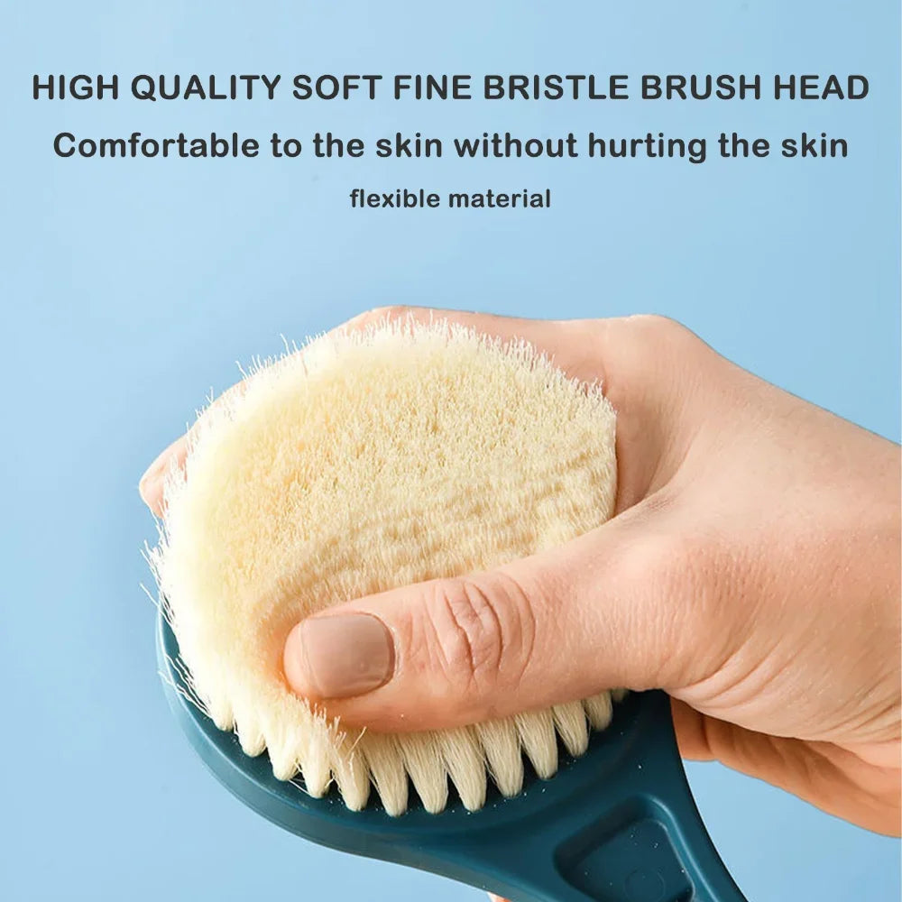 Long Handle Bath Brush Back Scrubber For Shower And Massage