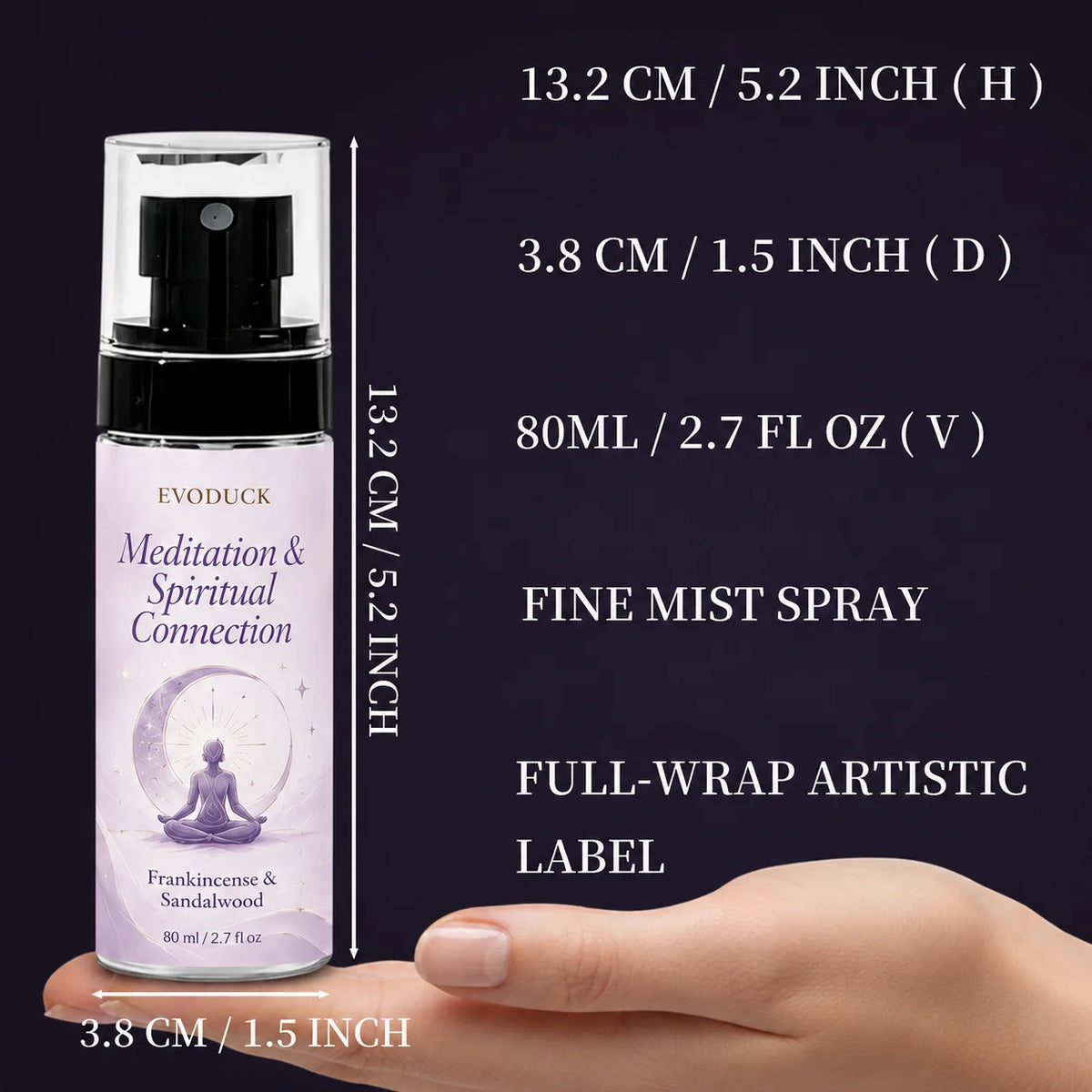 Frankincense Sandalwood Room Spray For Meditation And Spiritual Connection