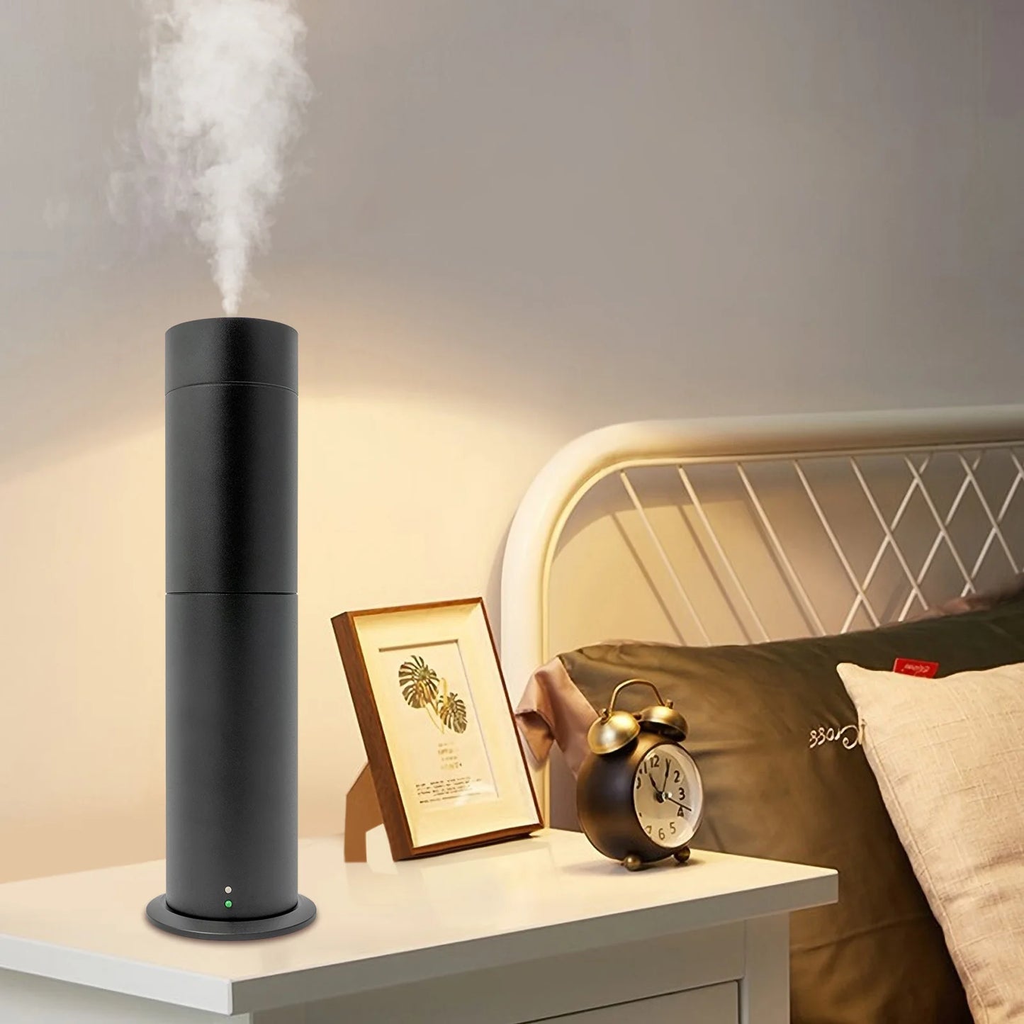 Smart Scent Diffuser with Bluetooth & Remote Control | 120ml Aluminum Alloy Essential Oil Diffuser | 6 Levels, for Home & Office