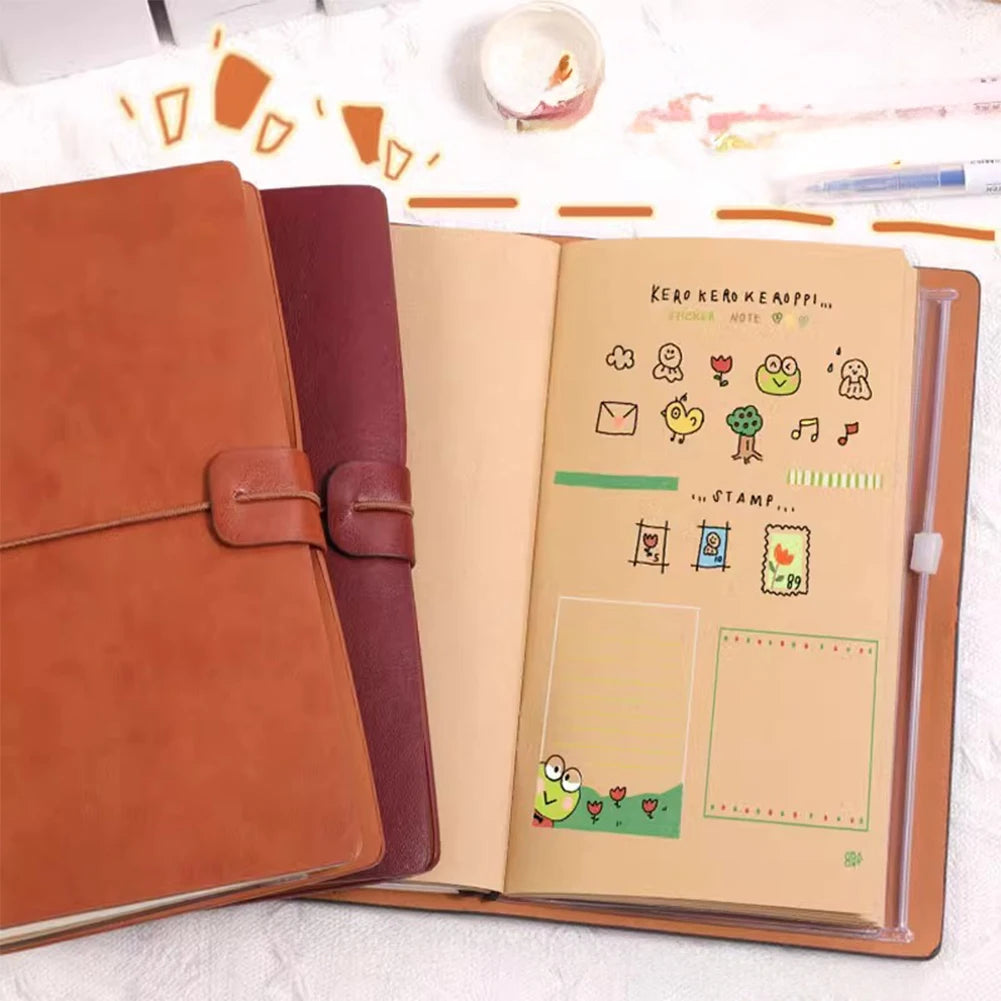 Retro Leather Strap Journal