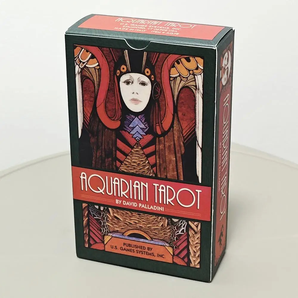 Classic Aquarian Tarot Deck With Premium Art Deco Design