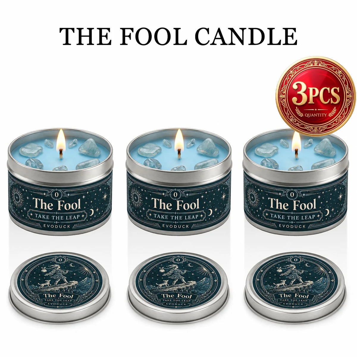 Evoduck The Fool Tarot Scented Candle For Spiritual Meditation