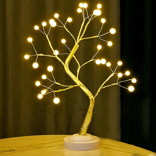 DUUINO 36 LED Ball Table Lamp Christmas Fairy Night Lights