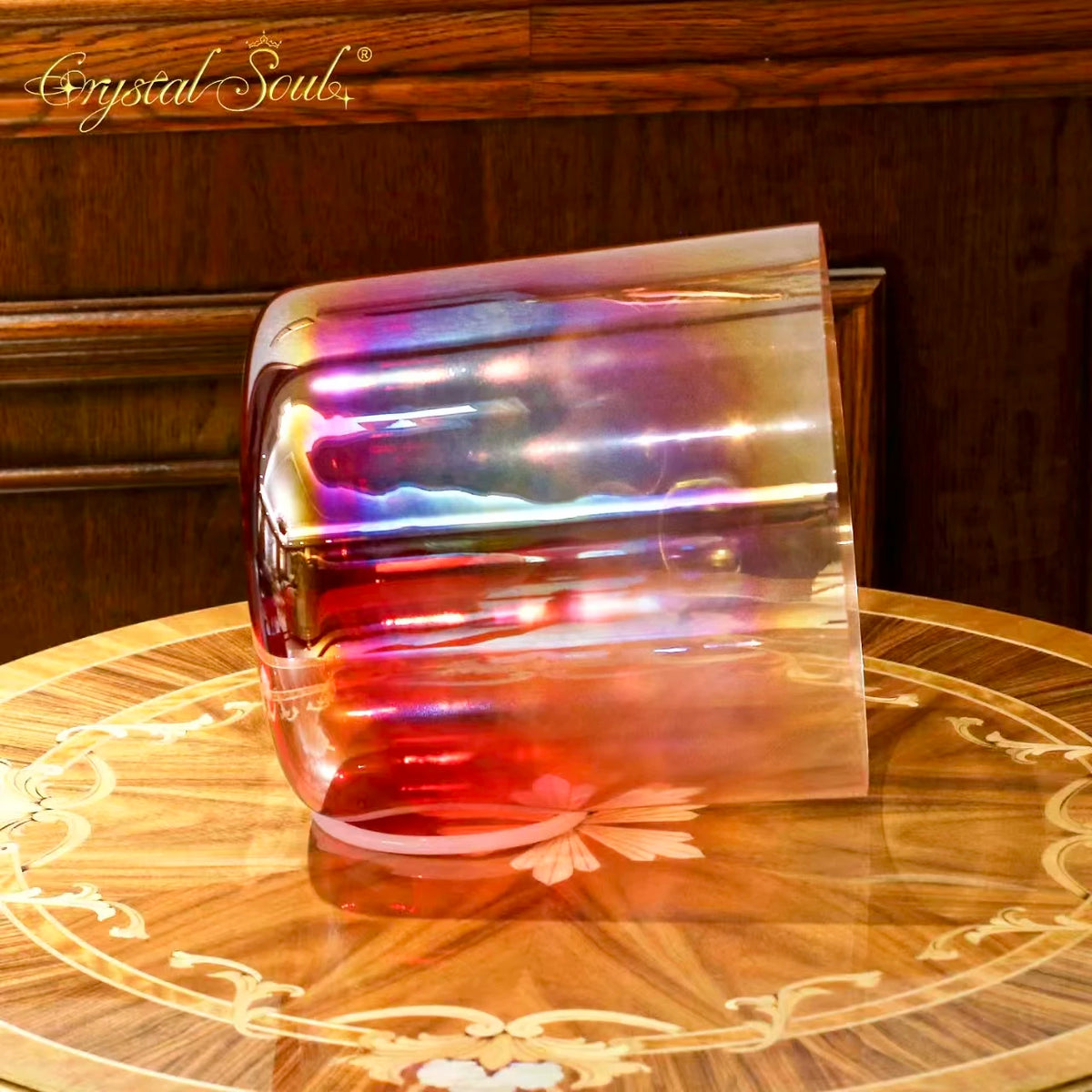 Crystal Soul Seven Chakra Crystal Singing Bowl Set For Meditation