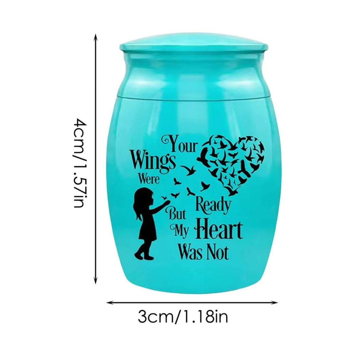 Personalized Mini Pet Cremation Urn For Ashes Memorial Keepsake