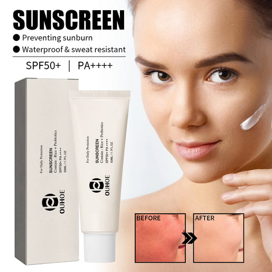 Ouhoe SPF 50 Face Sunscreen Rice Probiotic Brightening Cream