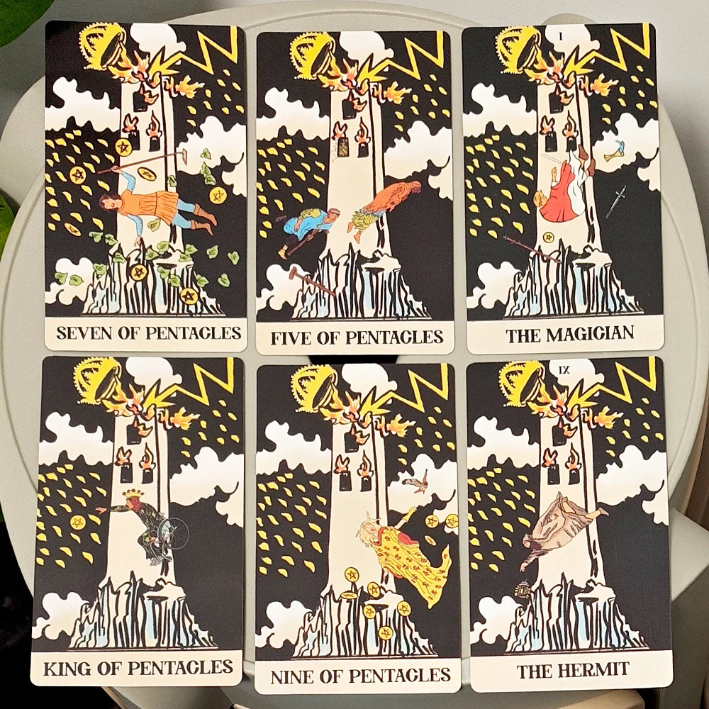 Tower Takeover 79 Card Tarot Deck For Personal Growth