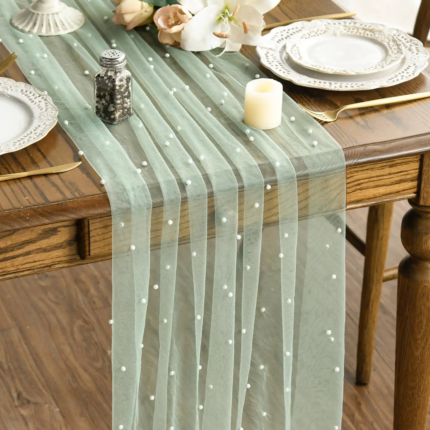 Sheer Gauze Table Runner