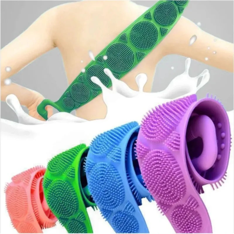 Silicone Scrubber Back Massager Exfoliating Sponge