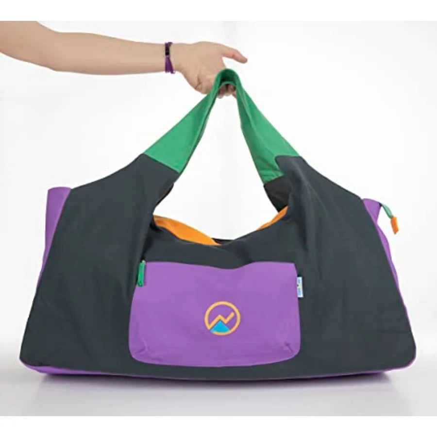 Yoga Mat Bag With Full Zip And Three Zipper Pockets