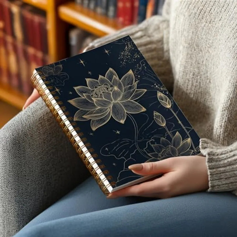 Lotus Meditation Journal For Mindfulness And Spiritual Inspiration